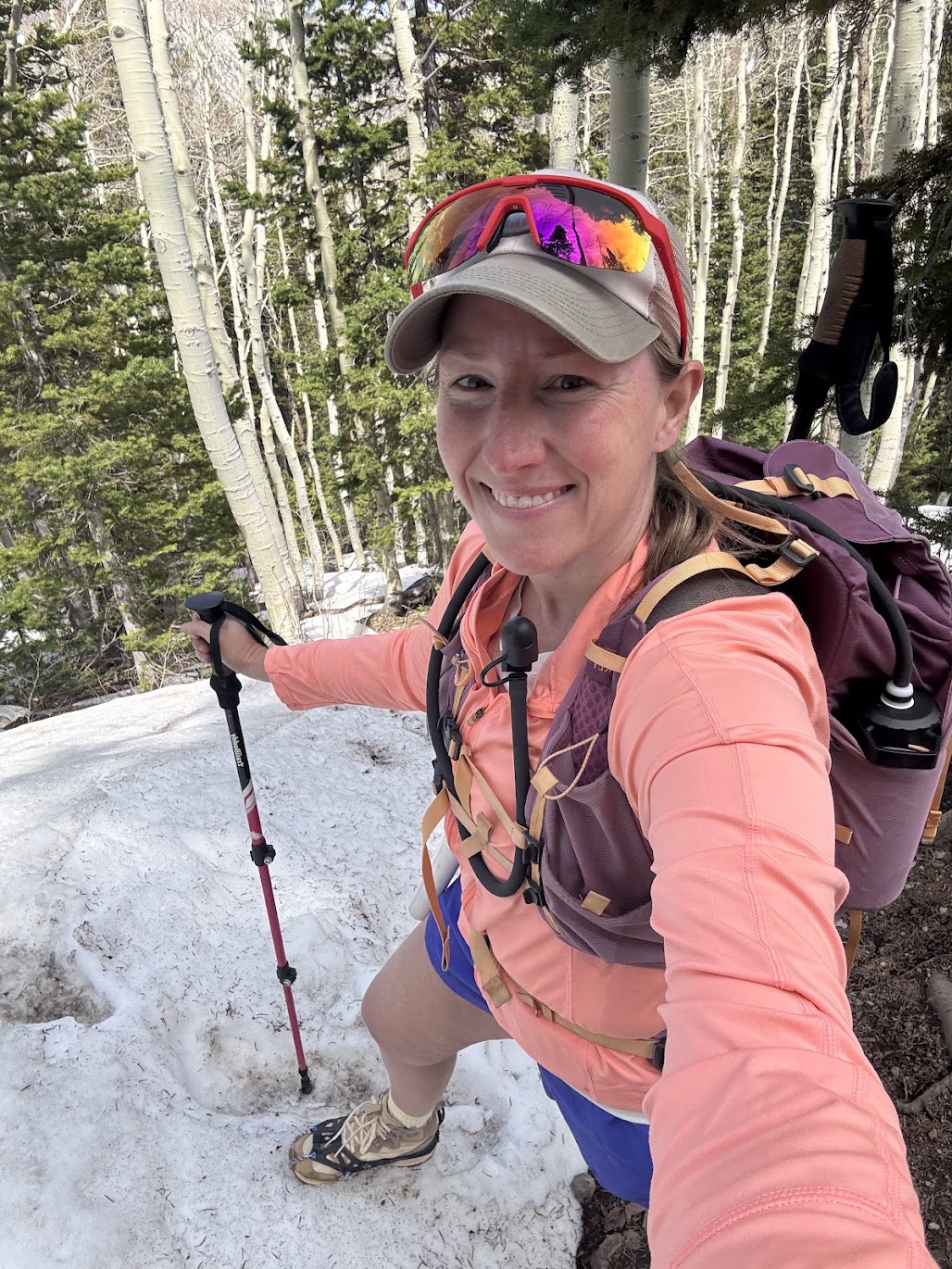Carrie, GOAT founder, on the trail